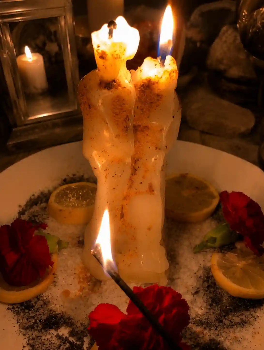 Endulzamiento de amor con rosas